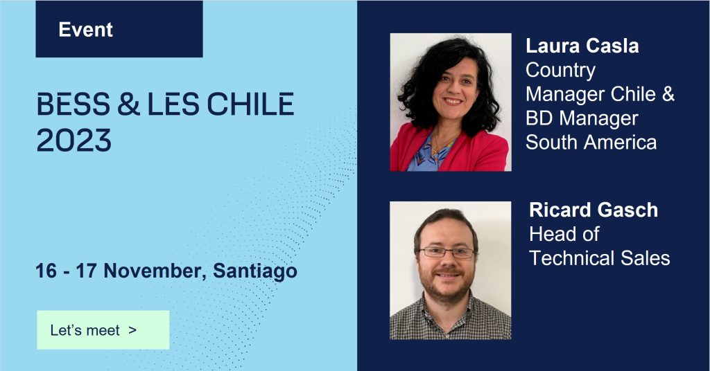 GreenPowerMonitor will attend Bess & Les Chile 2023