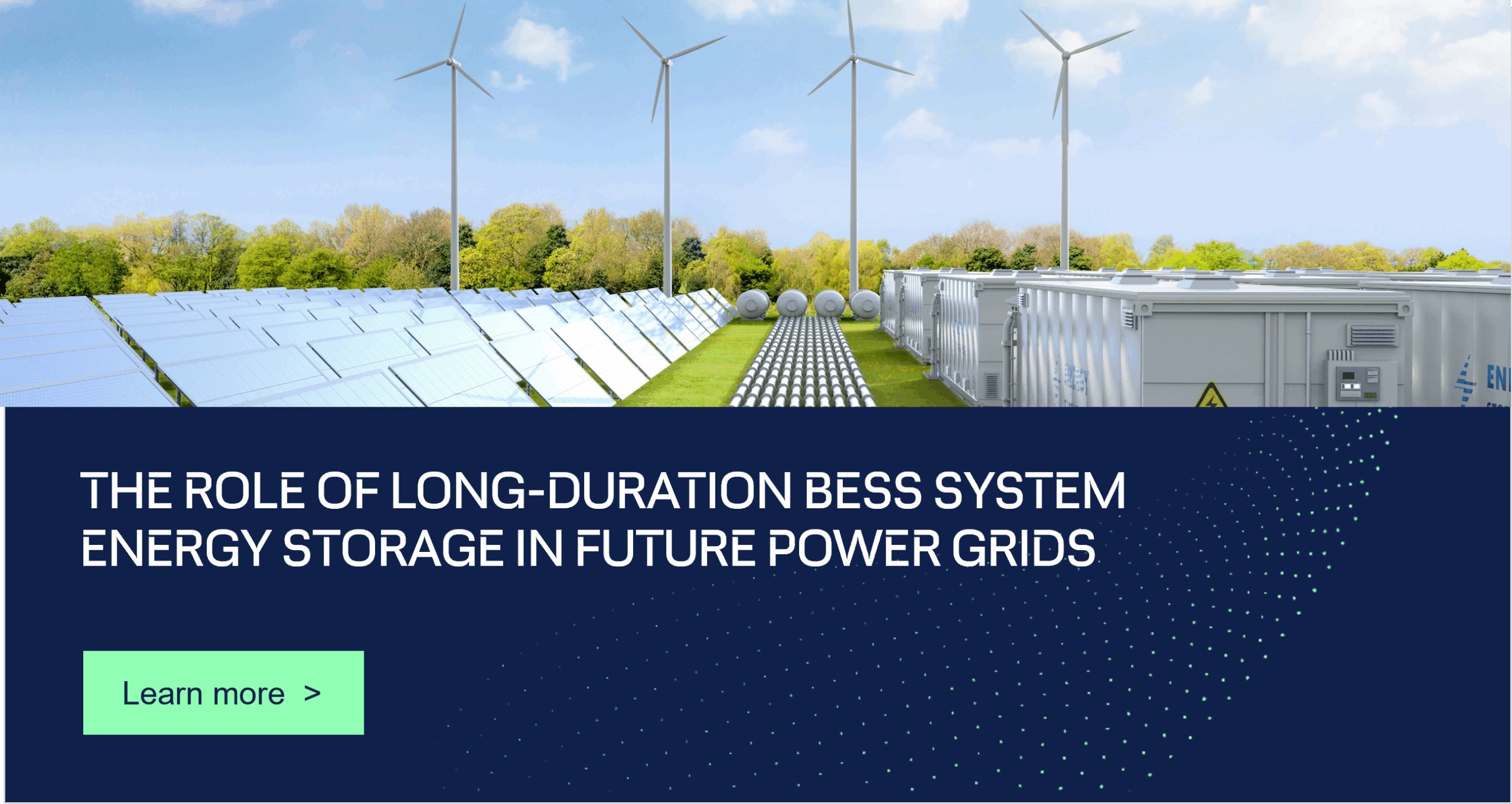 Long-duration BESS system energy storage in future power grids 