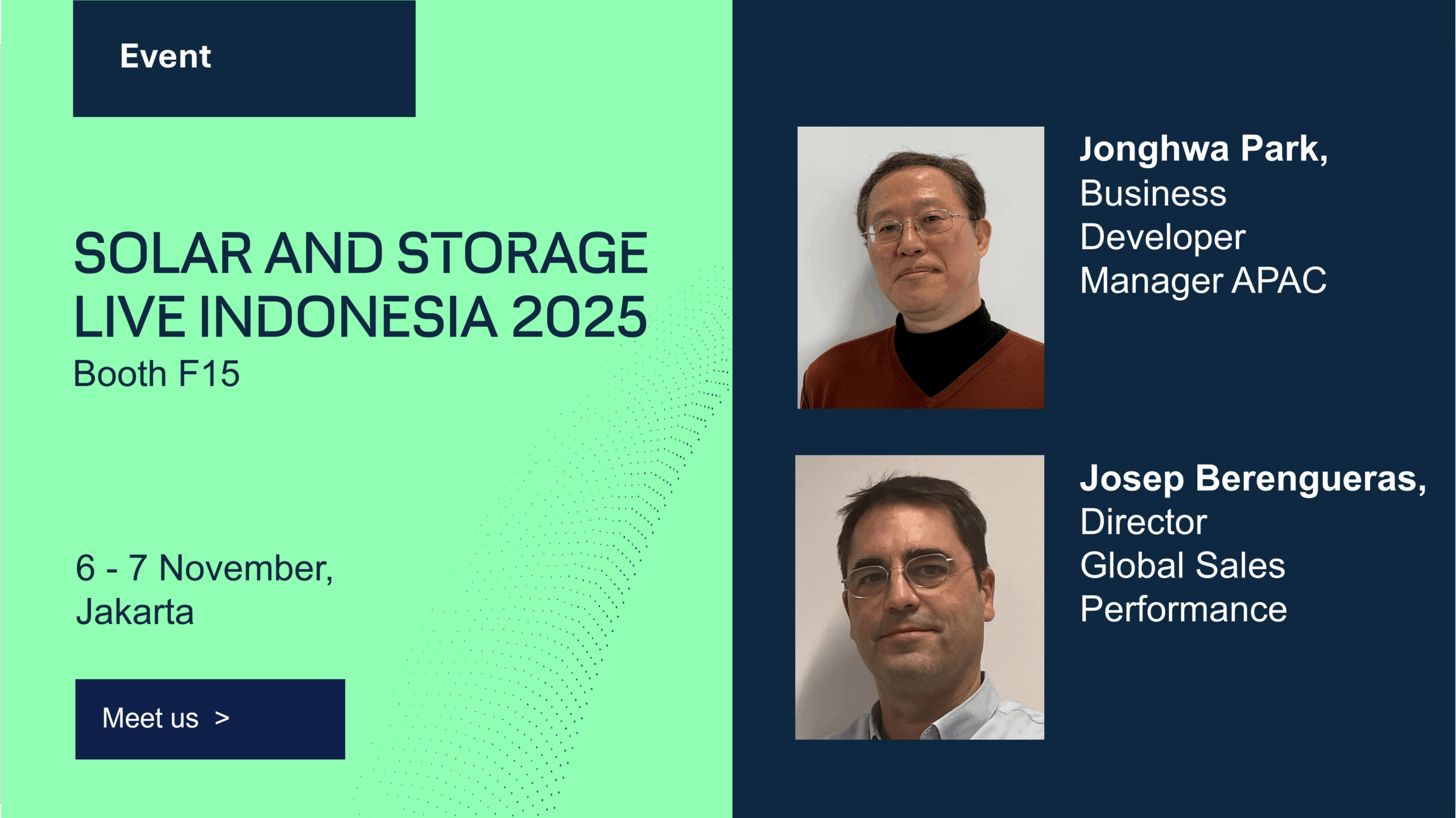 Join the GreenPowerMonitor team at Solar & Storage Live Indonesia 2025 