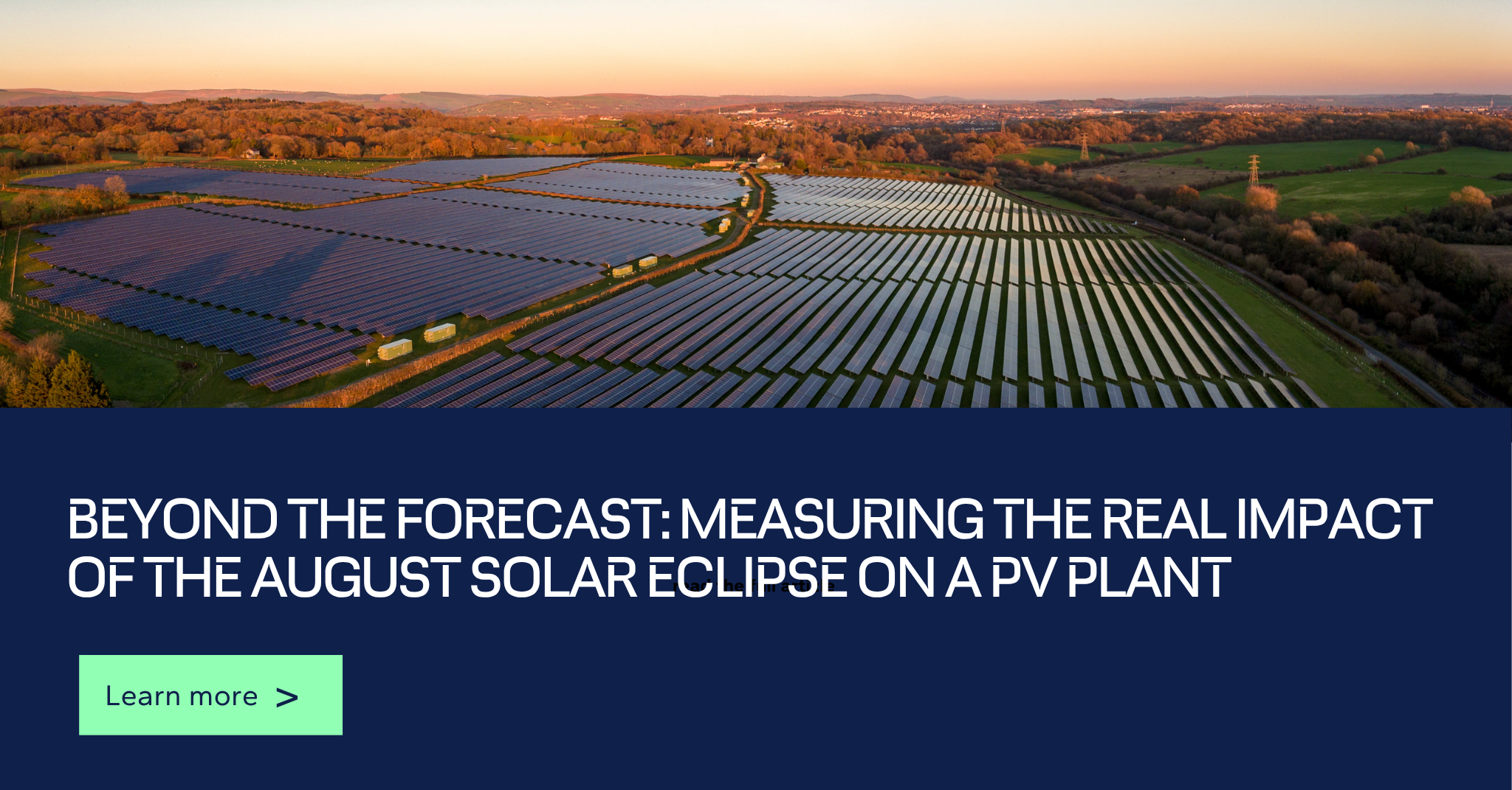 Beyond the forecast: measuring the real impact of the August solar eclipse on a PV plant